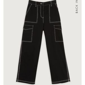 CARGO PANTS BLACK - OAK + FORT